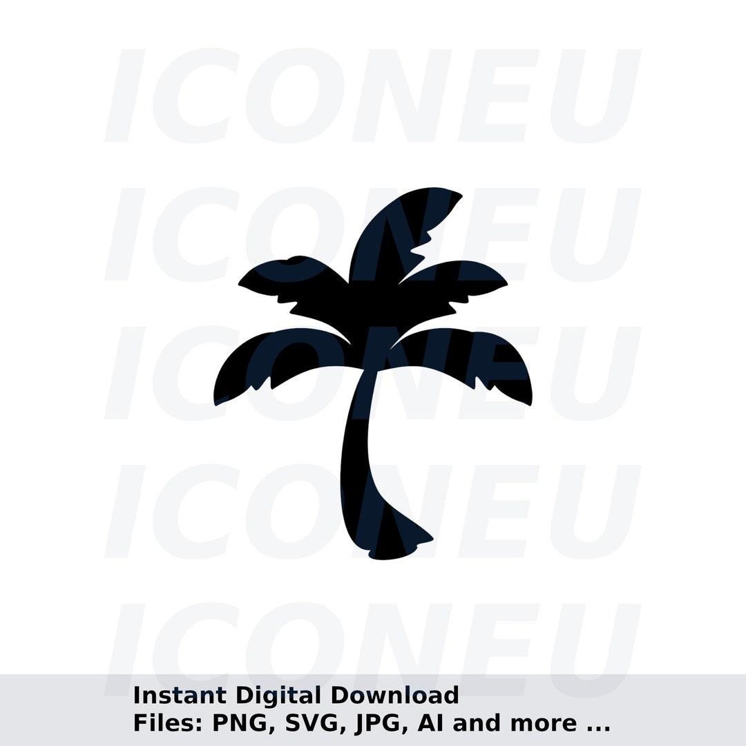 Palm Tree SVG Instant Digital Download, Svg, Ai, Dxf, Eps, Png, Studio3 ...
