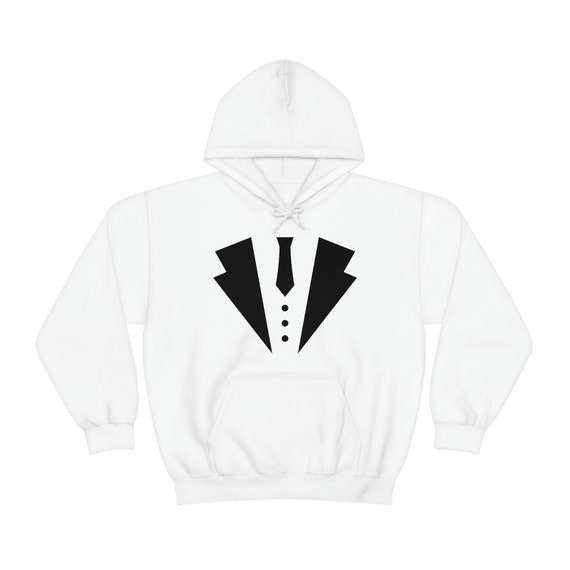 Tuxedo hoodie hotsell