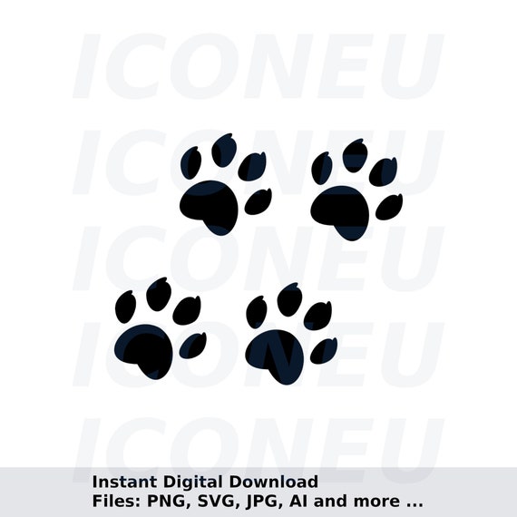 Kitty cat hotsell paw prints