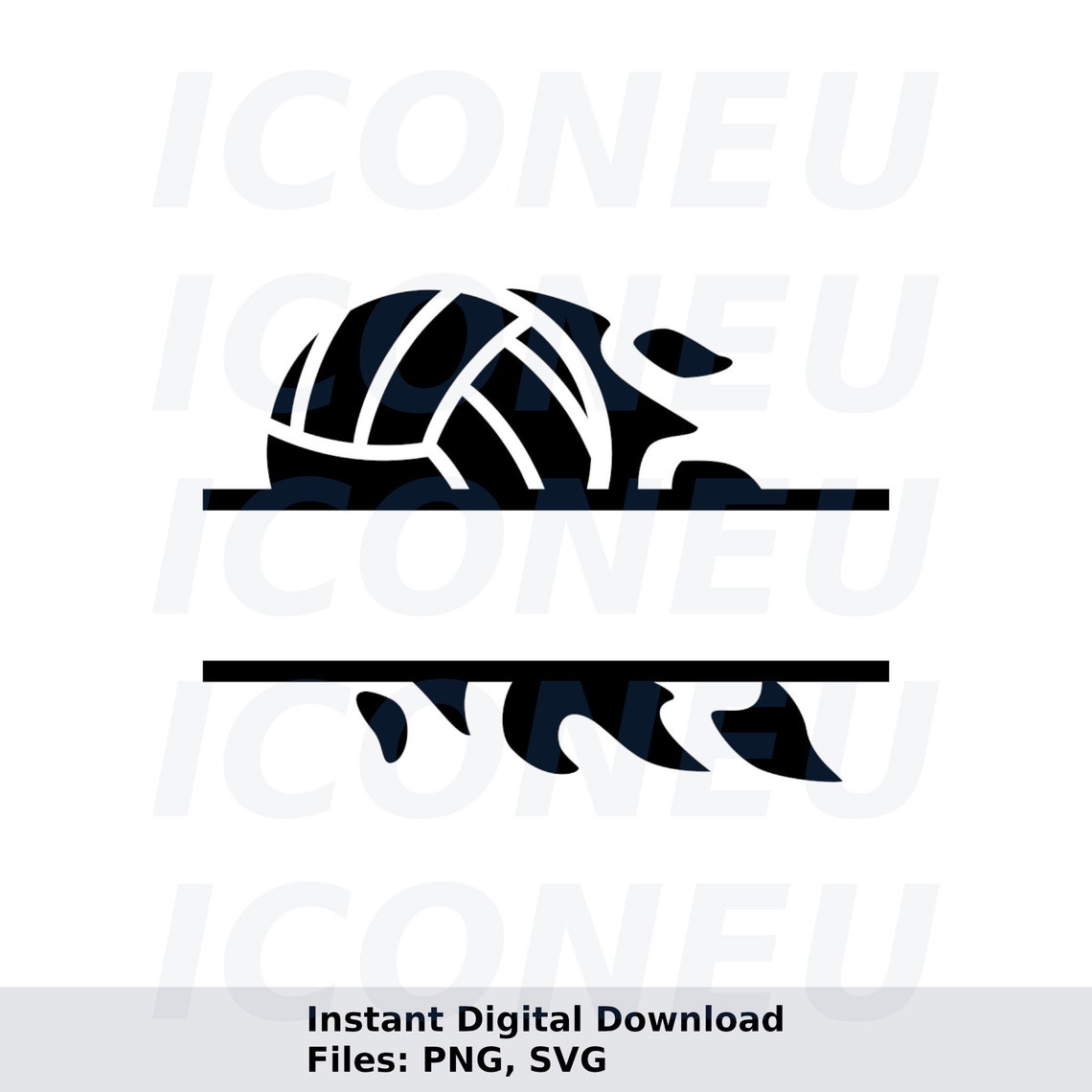 Volleyball Name Frame SVG Instant Digital Download Svg Ai Etsy