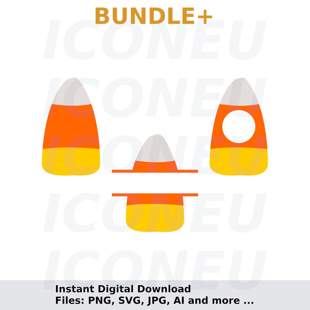 Candy Corn SVG Bundle - Instant Digital Download, Svg, Ai, Dxf, Eps ...