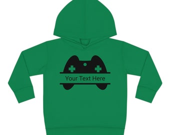 Personalized Gamer Hoodie, Gamer Sweater, Gaming Sweatshirt | Toddler Pullover Fleece Hoodie