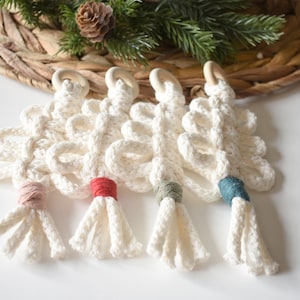 Tree christmas ornaments | Christmas macrame ornament | Tree decorations | Boho ornament | Macrame ornaments | Christmas decor