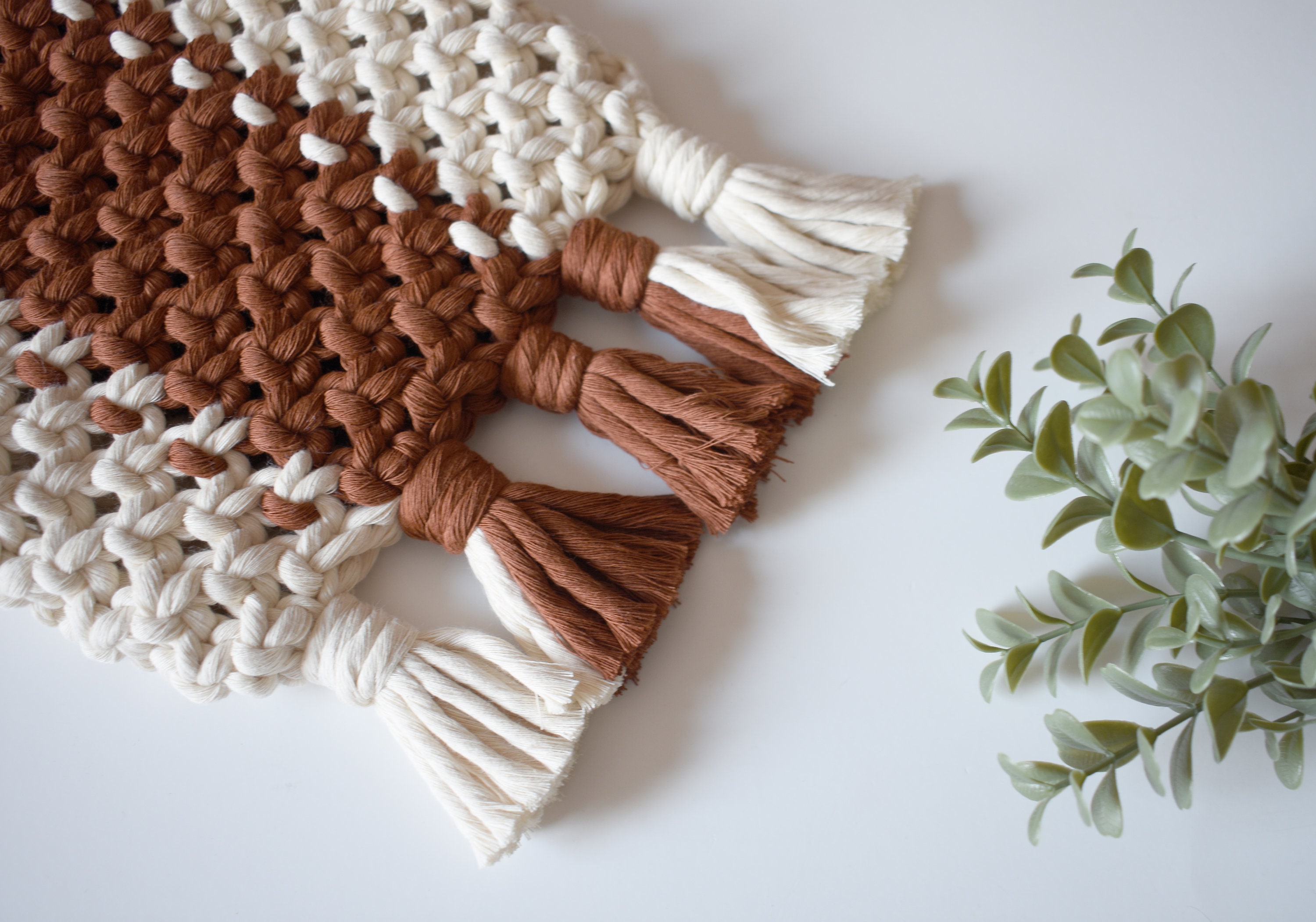 Macrame Box Handles Handmade Macrame Bag: Bamboo Handle, Summer Style - Etsy