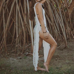Boho swim cover up , stylish Bohemian kaftan, tulum beach wear, bohemian  outfit, frayed beach wear, Tulum Boho dress beach tribal dress
