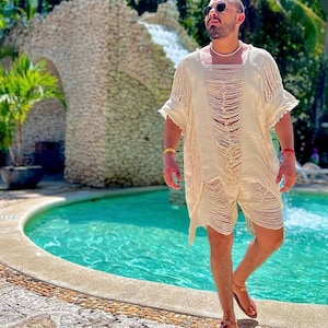 Buy Men Beach Outfits Online In India Etsy India