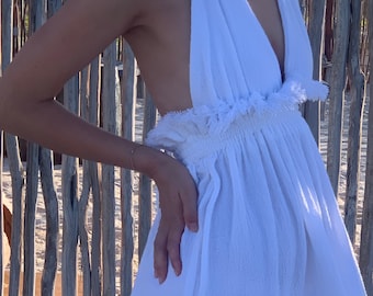 Goddess dress, Ibiza dress, bohemian maxi dress, long boho dress, tulum boho dress,maxi organic dress, bridesmaids dress, festival godness