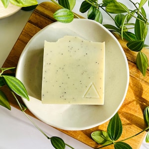 Exfoliating Hand Soap | Lavender & Sage Natural Bar Soap | Gardeners Gift