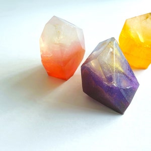 Lavender, Citrus, & Jasmine Handmade Gemstone Soap Gift Set | Gift for Crystal Lovers | Made in Canada