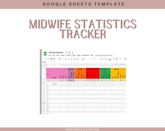 Midwife Statistics Spreadsheet | Google Sheets, Midwife, Stats, Birth, Template