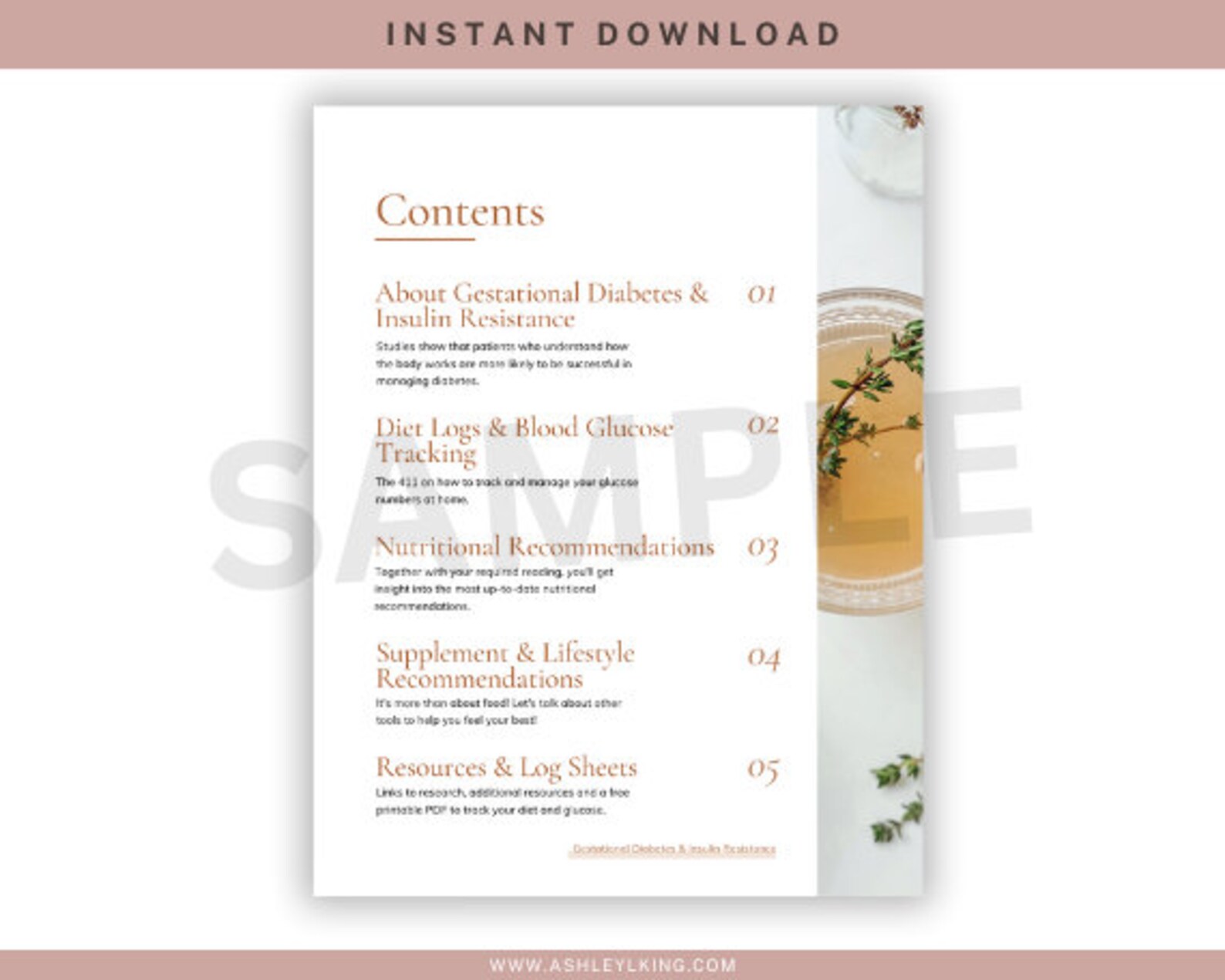 Gestational Diabetes Guide | Printable PDF | Pregnancy Nutrition ...