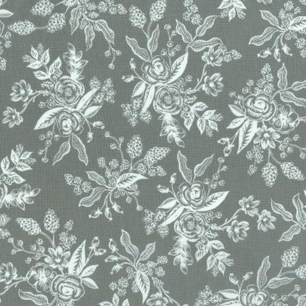 Rifle Paper Co. English Garden Gray Toile Fabric