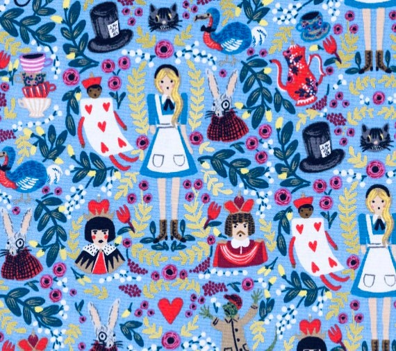 HTF RARE OOP Rifle Paper Co. Wonderland Fabric Bundle - Etsy