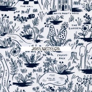 SUPER RARE Rifle Paper Co. Wonderland Magic Forest Cotton Fabric