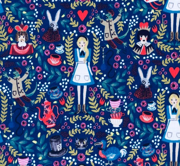 HTF RARE OOP Rifle Paper Co. Wonderland Fabric Bundle - Etsy