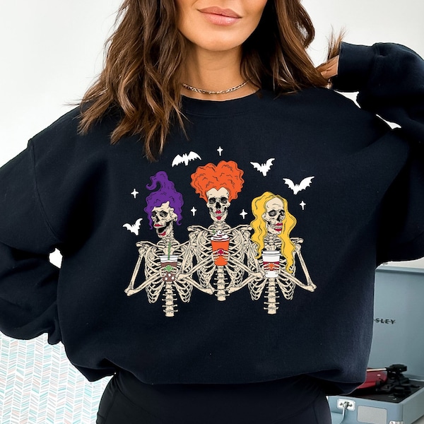 Camisa Hocus Pocus Latte, camiseta fofa de Halloween, camiseta de temporada assustadora, camiseta de noite de Halloween, camiseta legal de Halloween, camisa de bruxa de Salem