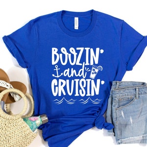 Girls Trip Cruisin' And Boozin' Funny Cruise Vacation Shirt Girls Trip Cruisin' And Boozin' Funny Cruise Vacation Shirt