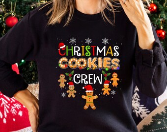Christmas Cookies Crew Shirt, Crew Family Matching Christmas Shirt, Funny  KIDS Christmas Matching Shirt, Kids Christmas Shirts, Xmas