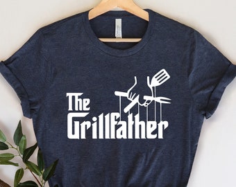 The Grillfather Shirt,Gift for Father Shirt, Cute Dad Shirt,Dad Shirt, Grandfather Shirt,Father's Day Shirt,Best Dad shirt,Gift for Father