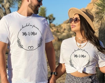 Mr And Mrs, Mr and Mrs shirts, Honeymoon Shirts, Newlywed Shirts, Wedding Shirt, Wife And Hubs Shirts, Just Married Shirts, Couples Shirts