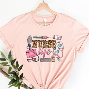 Nurse Life Shirt, Nurse Life T Shirt, Nurse Life Tee Shirt, Nurse Life Tshirts, Nurse T Shirt, Stethoscope Shirt, RN Shirt, Nursing Grad
