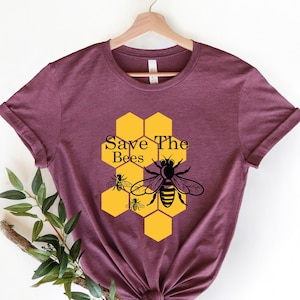 Save The Bees Shirt, Plant These Save the Bees shirt, Beekeeper Gift, Wildflower Shirt, Bee Lover Shirt, Nature Lover Shirt