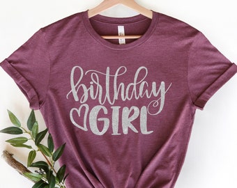 Birthday Girl Shirt, Birthday Party Girl Shirt, Cute teenage birthday,  Youth Birthday Girl Shirt, Birth day , Birthday Girl girlfriend gift