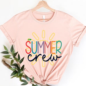Summer Crew Shirt, Summer Friends Crew Shirt, Summer Shirt, Gift For Vacation Crew, Summer Love Shirt, Summer Vacation Shirt, Summer Vibes T