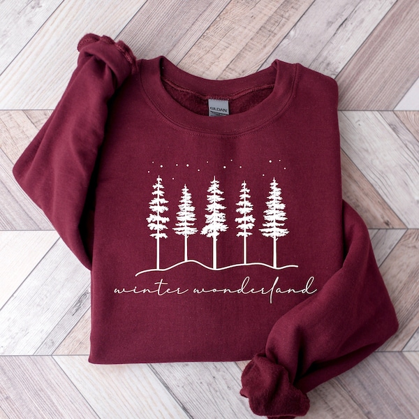 Winter Wonderland Shirt, Happy Winter Shirt, Winter Shirt, Holiday Trees Shirt, Holiday Shirt, Cute Winter Shirt, Wonderland Shirt