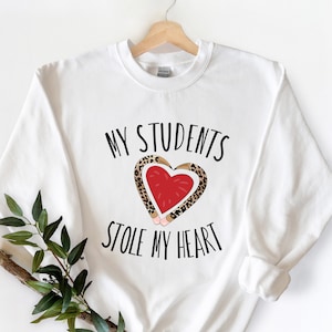 Teacher Valentines  day shirt, My students  stole my heart shirt, Field Trip Shirt, Teacher Tee Teacher Gift Teacher life, apple shirt