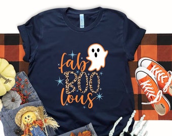 Faboolous Shirt, Fa-boo-lous, Girl Halloween Shirt, Leopard Girl Halloween Shirt, Halloween Toddler Girl, Halloween Toddler Shirt Halloween