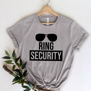 Ring Security Shirt, Ring Security Boys Shirt, Bridal Party Shirts, Ring Bearer Shirt, Flower Girl Shirt, Ring Bearer Gift