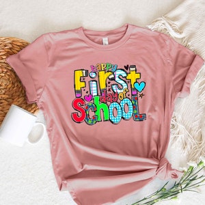 Happy First Day of School Shirt, Shirt for School Crew, First Day of School Shirt, Shirt for Students, Gift for Teacher, Gift for Students
