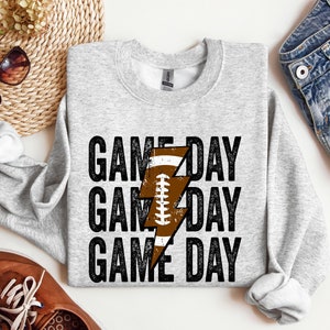 Game Day Shirt, Football Game Day Sweatshirt, Gift Football Lovers, Football Season Tshirt, Football Day Sweatshirt, Fall Season Sweatshirt