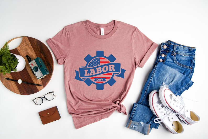 Dag van de arbeid shirt, arbeider shirt, arbeid shirt, arbeid, arbeid geschenk, geschenk van de dag van de arbeid afbeelding 3