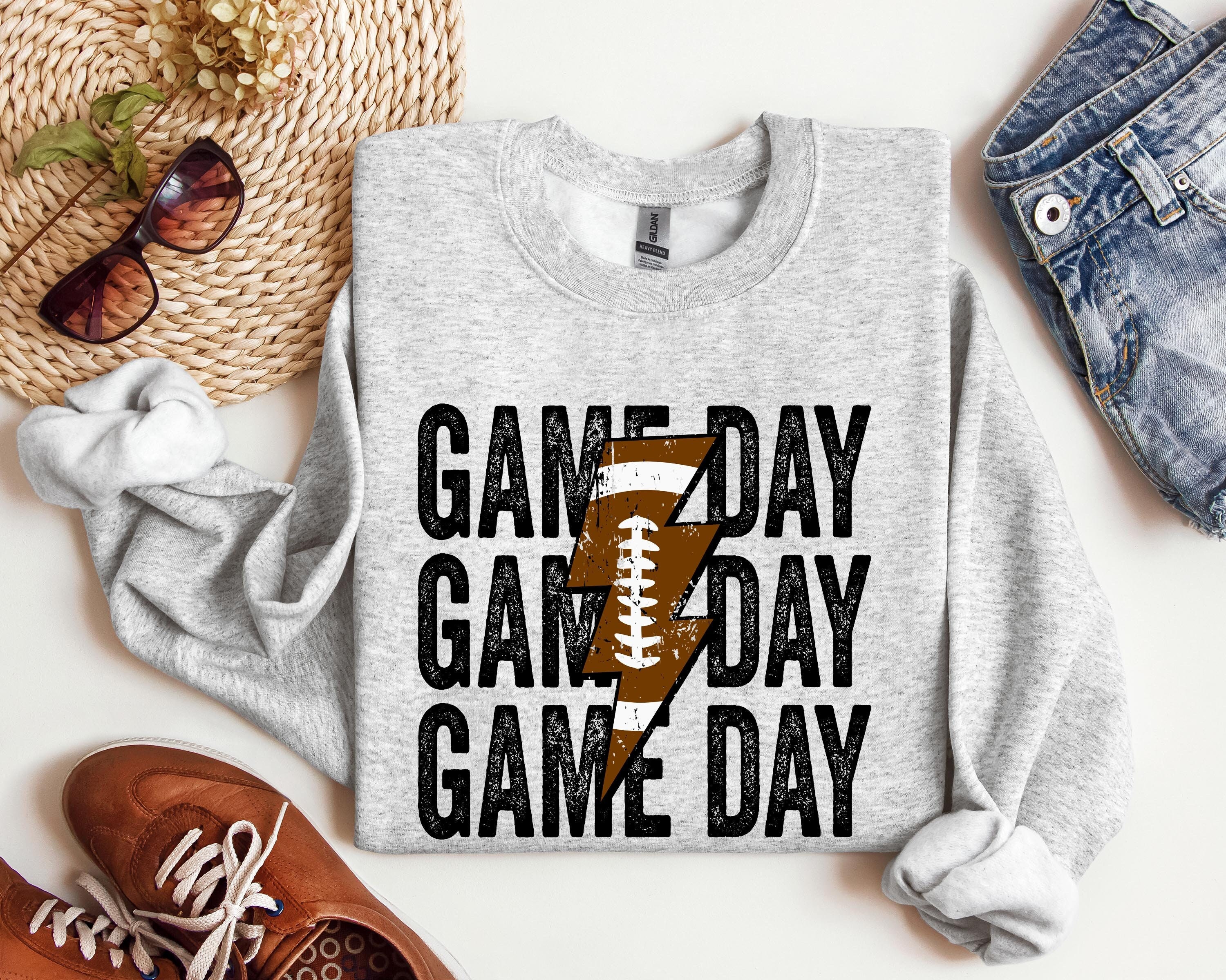 Game Day Shirt, Football Game Day Sweatshirt, Gift Football Lovers, Football Season Tshirt, Football Day Sweatshirt, Fall Season Sweatshirt
