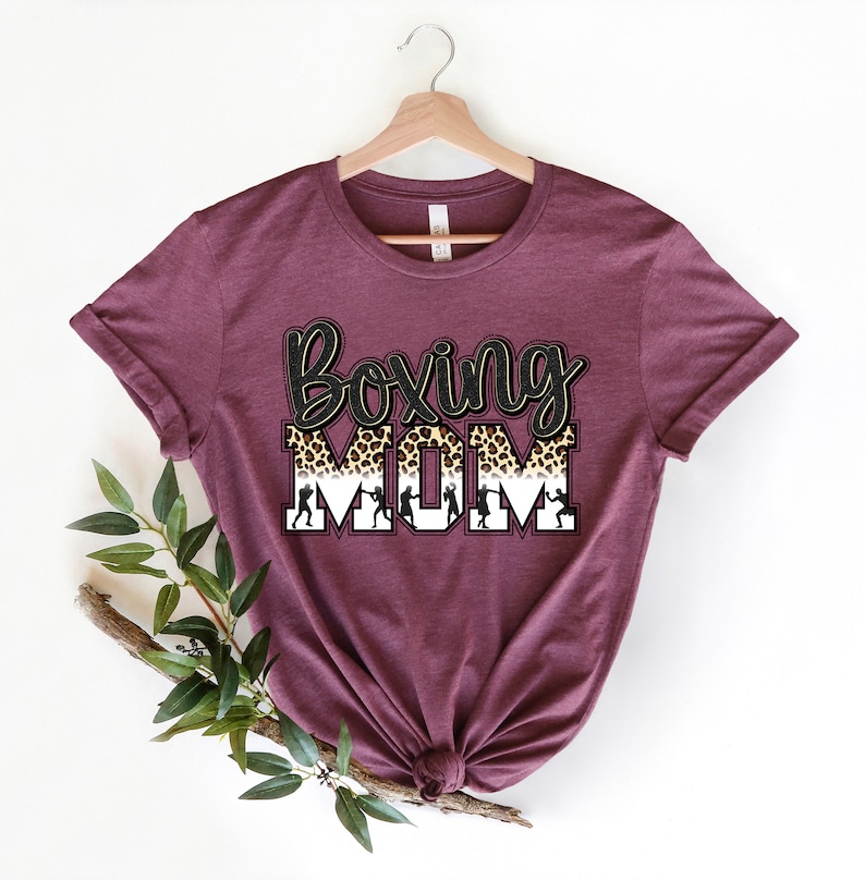 Boxing Mom Tshirt Mom Boxing Tshirts Personalized Boxing Etsy