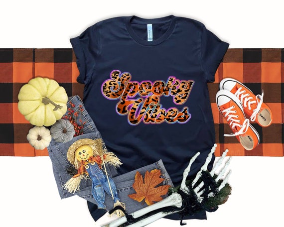 Spooky Vibes Shirt, Halloween Shirt, Halloween Gift, Cute Halloween Tee, Pumpkin Shirt, Hello Pumpkin Shirt, Halloween Mom, Women Halloween