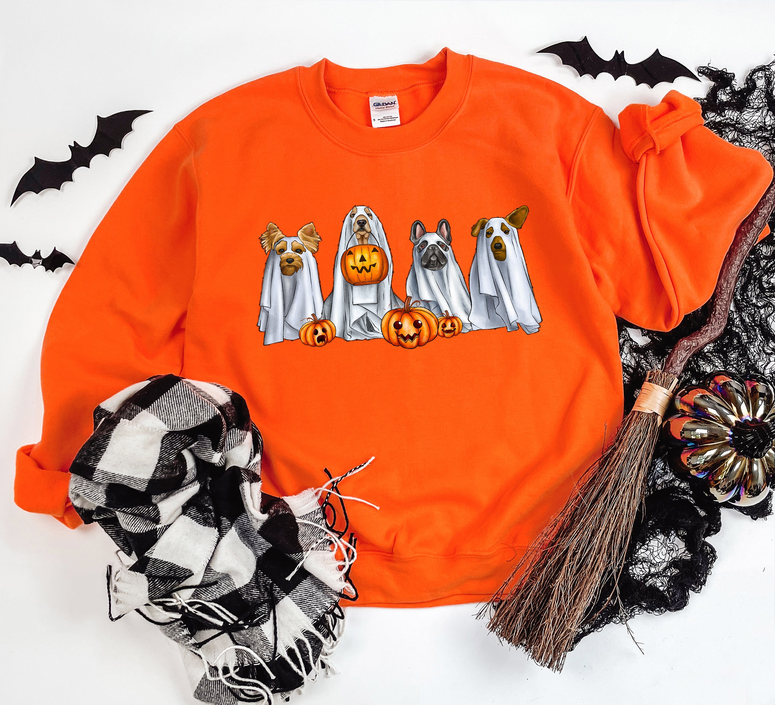 Pull Halloween Pour Chien Et Chat - Costume Tricoté