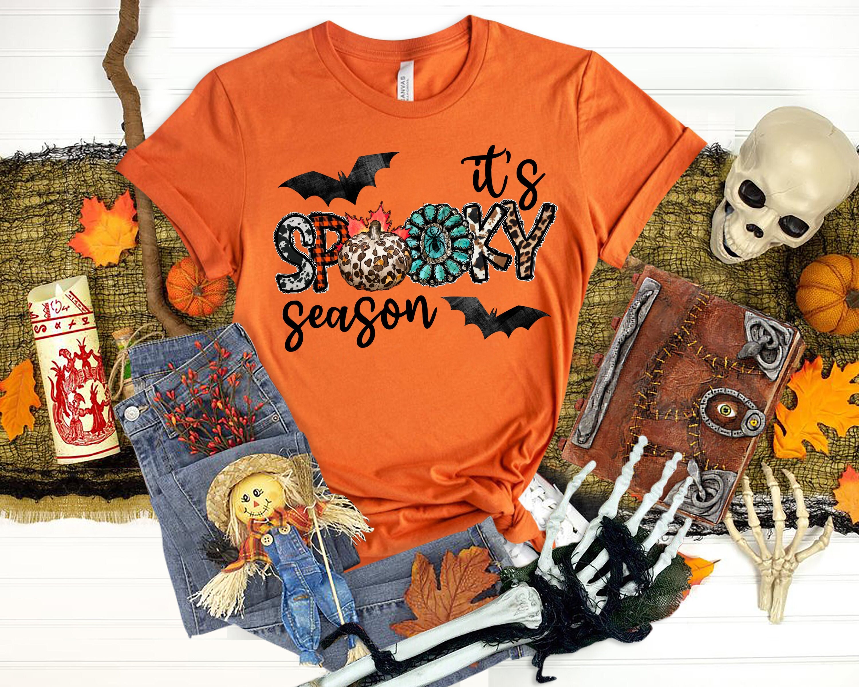 Discover Camiseta Su Espeluznante de Halloween para Hombre Mujer