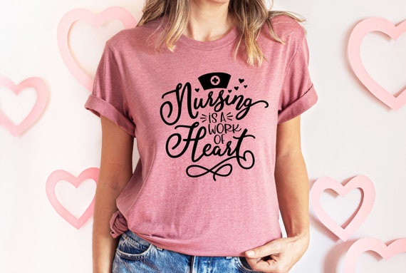 Long-Term Care Nurse Gift Nursing Work Heart Cute Rn T Shirt Long-Term Care Nurse Gift Nursing Work Heart Cute Rn T Shirt