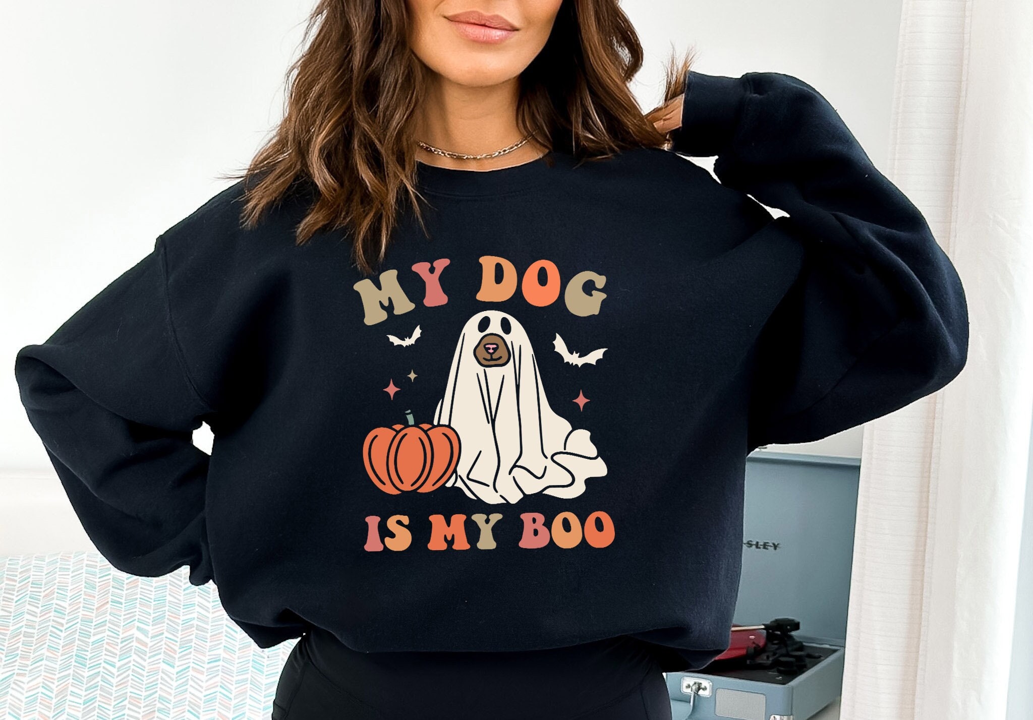 My Dog is My Boo Shirt, Spooky Halloween Shirt, Cool Halloween Shirt for Party, Cute Halloween Shirt, Dog Lover Tshirt, Spooky Dog Tshirt