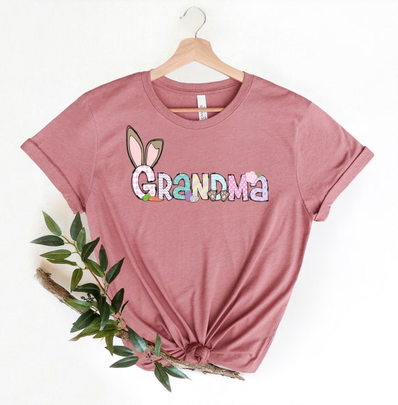 Grandma Bunny, Grandma Bunny Shirt, Grandma Bunny Baby Bunny, Easter  Expecting Grandma Top, Easter Grandma Shirt, Grandma Bunny T-shirt - Etsy  Canada