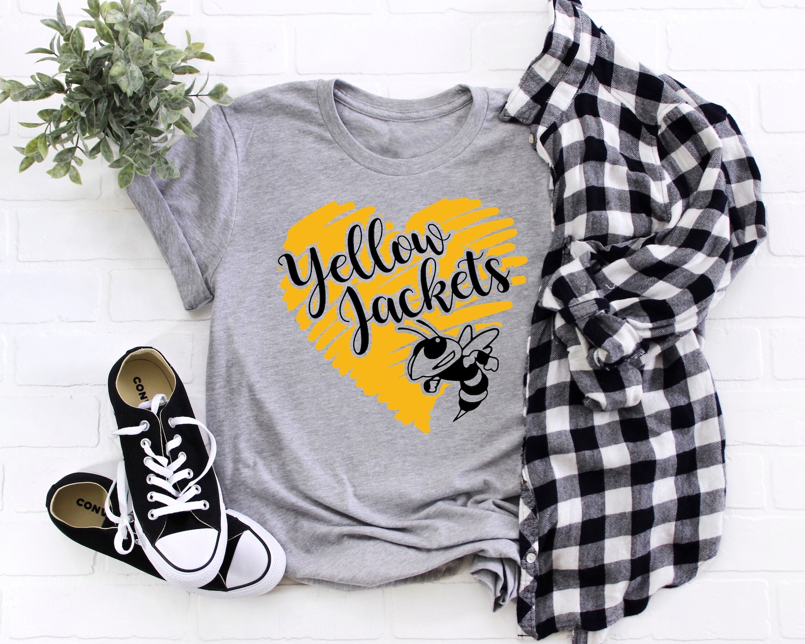 Yellow Jackets Shirt School mascot Gift Football soccer Etsy