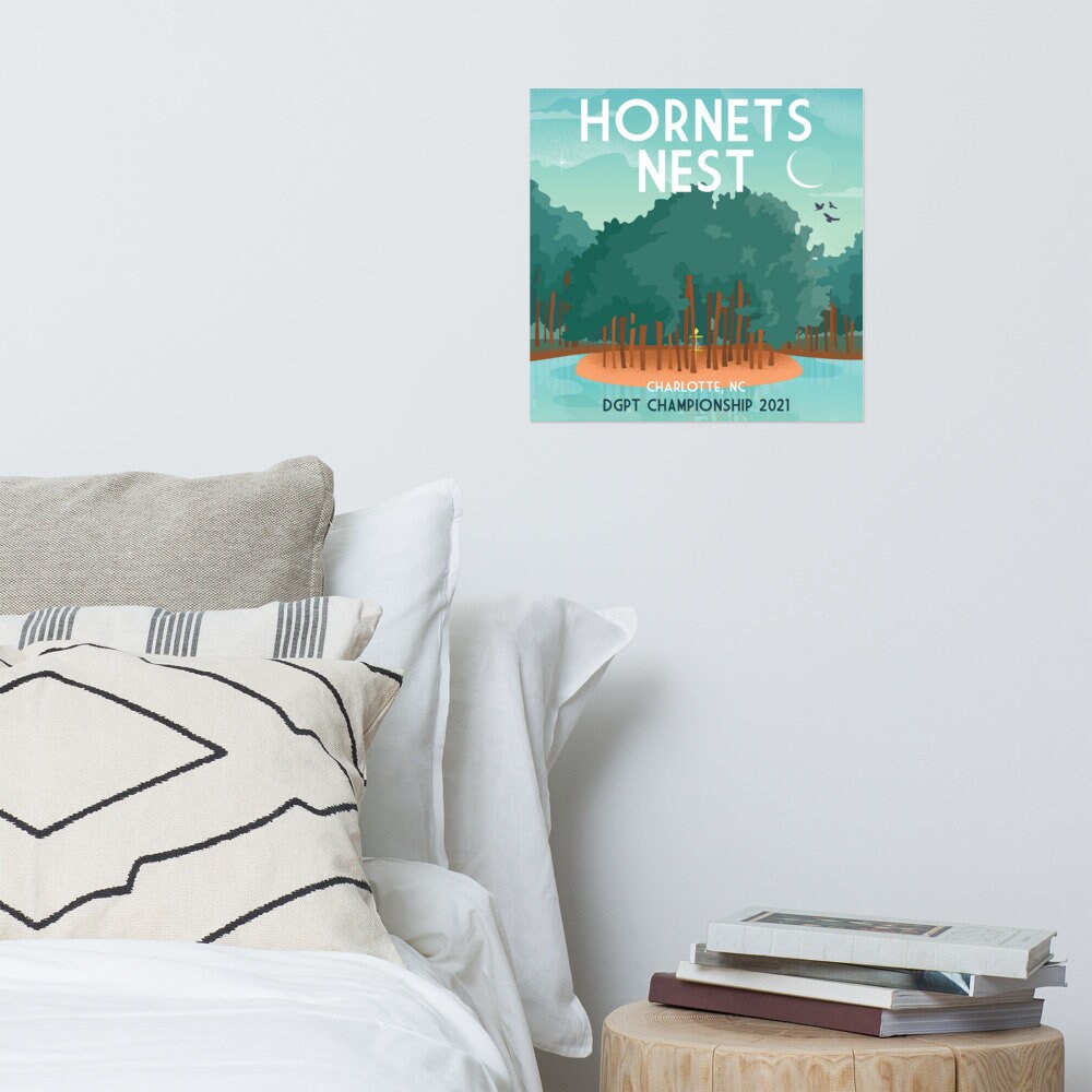 Hornets Nest Disc Golf Course Poster Charlotte NC DGPT Hornets Nest Disc Golf Course Poster Charlotte NC DGPT