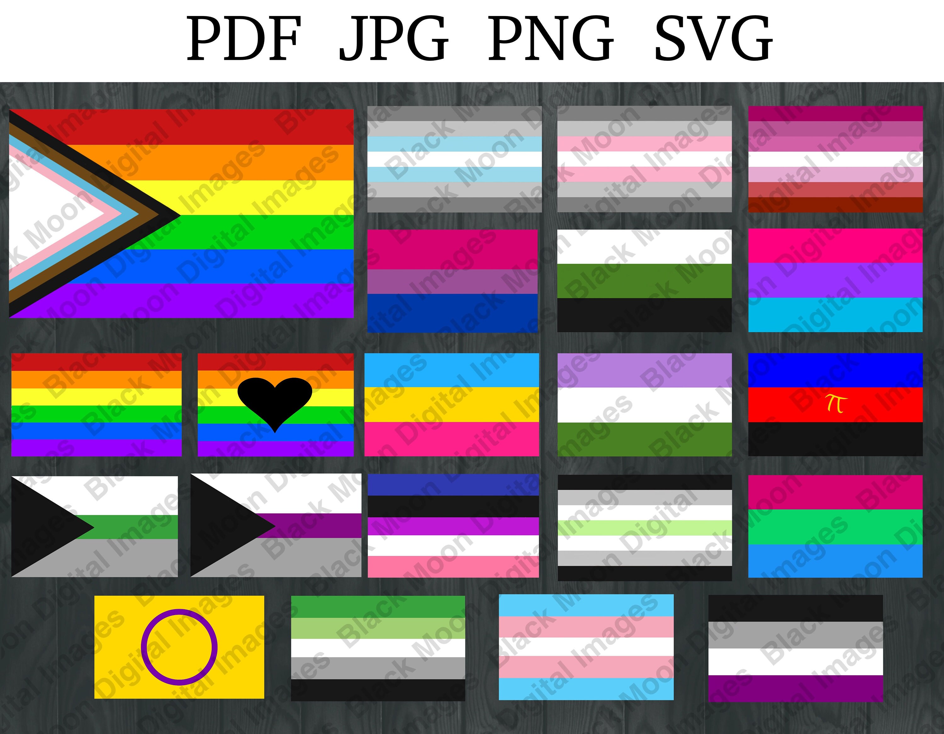 Pride png modern pride flag png pride digital file pride | Etsy