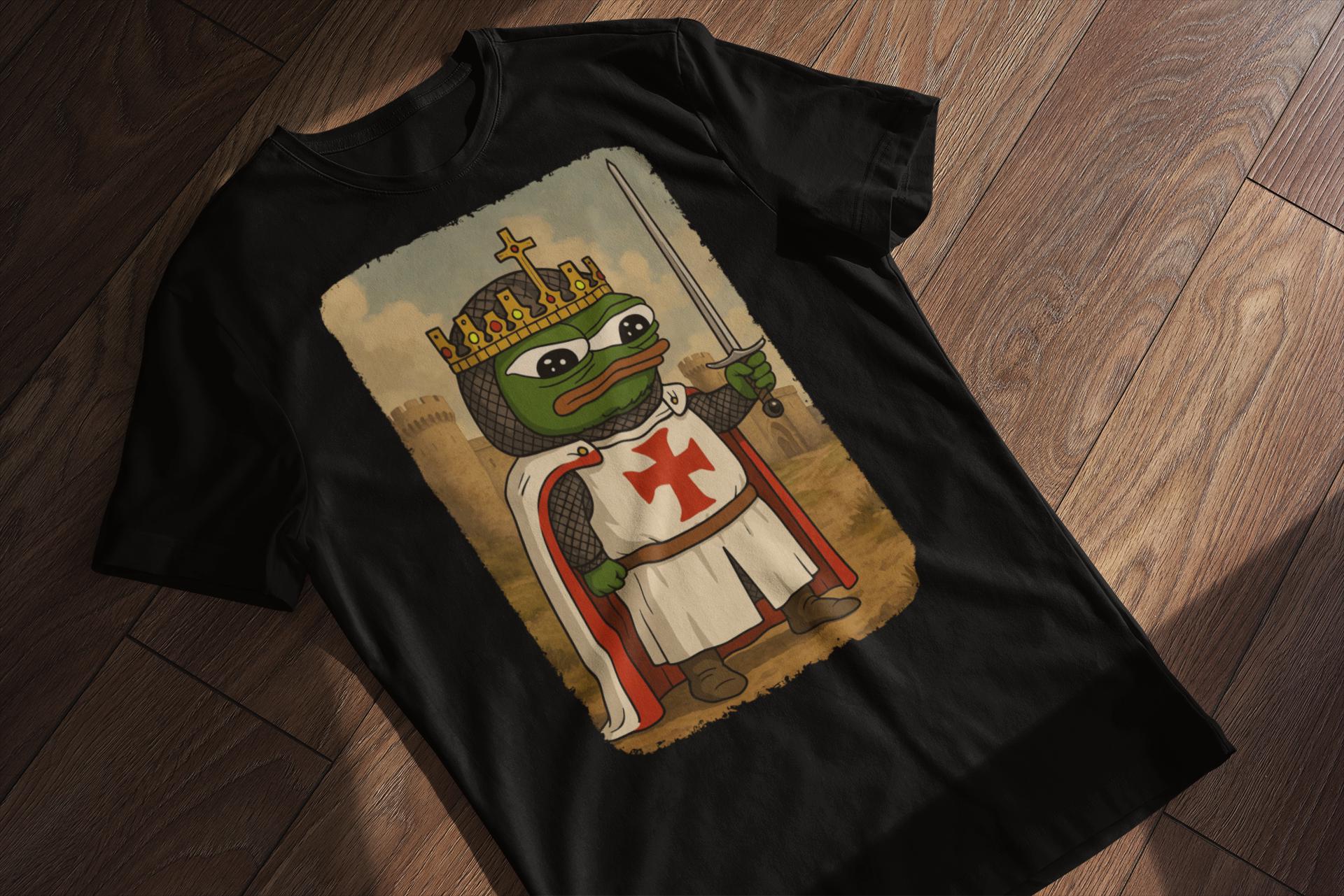 Apu Apustaja Templar Knight Pepe the Frog Crusader Fren Soldier Meme ...