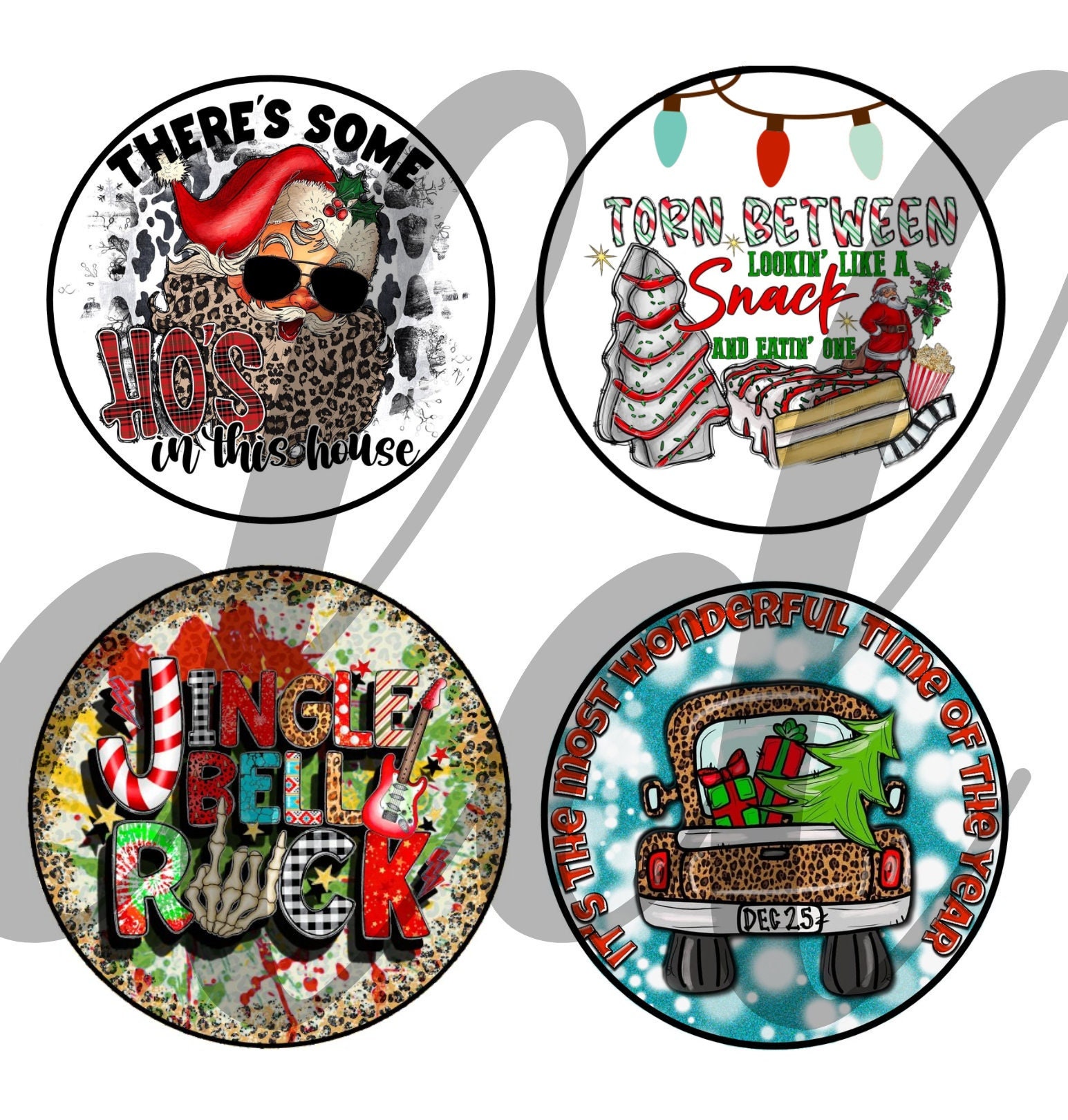 Christmas Cardstock Downloads, Cardstock Image for Freshies, Digital