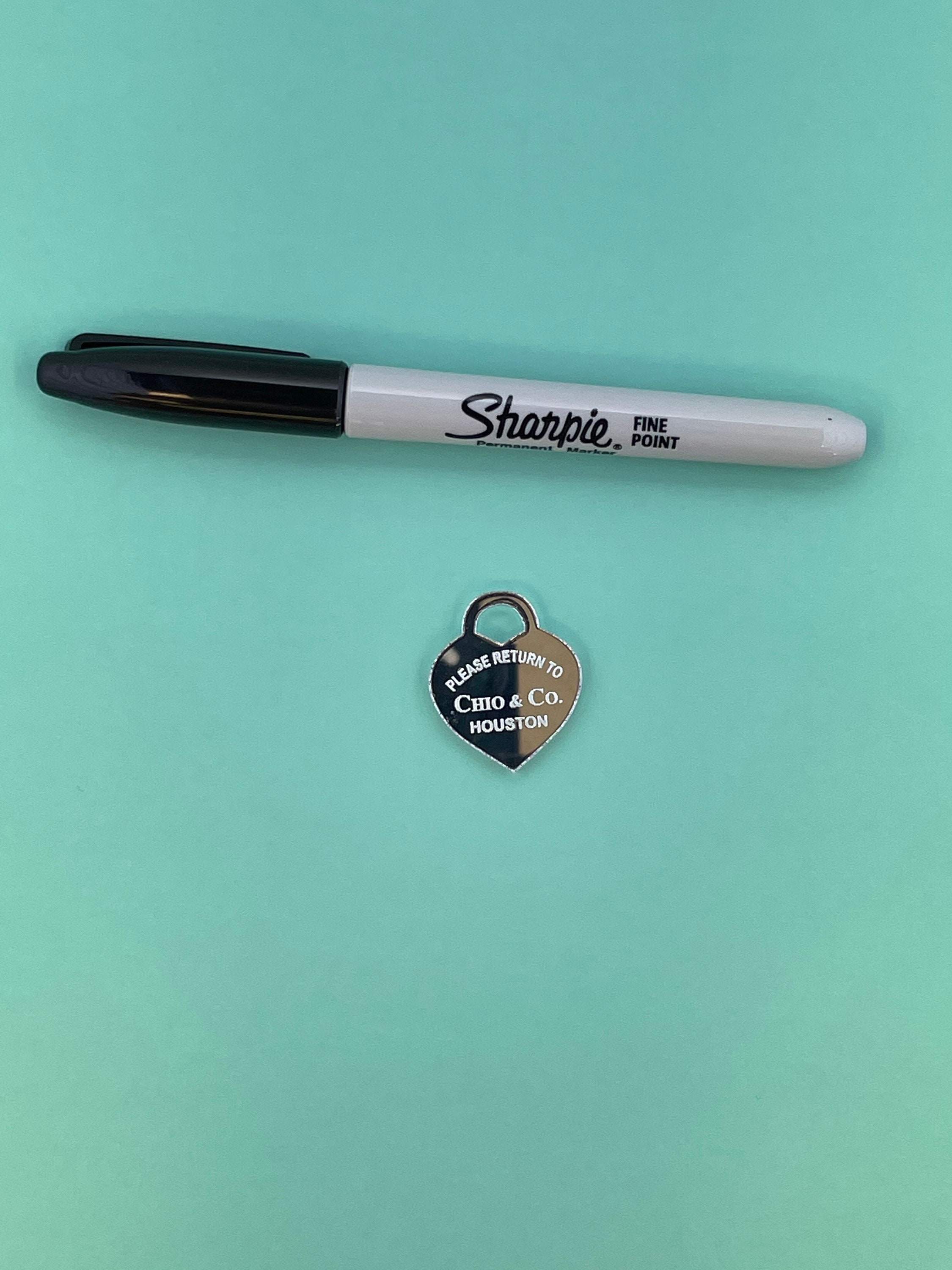 Set of Custom Engraved Heart Party Favor Tags Etsy