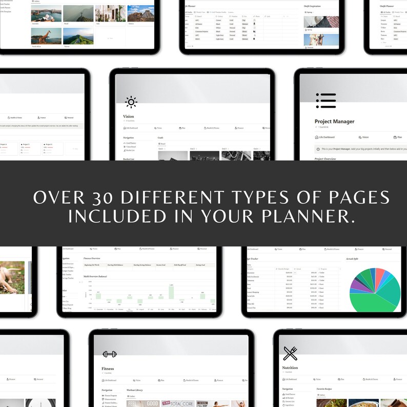 Personal Planner Notion Template Minimal All in One Notion Template ...